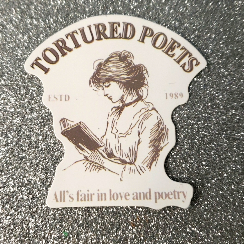 10/$10 Taylor Swift Waterproof Sticker Tortured Poets Department